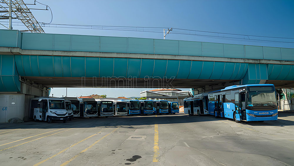 bus LED screen Italy