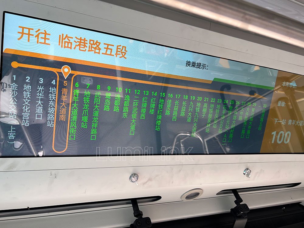Passenger information display