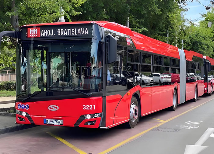 18 Buses In Slovakia Installed Bus LED Destination Signs fro