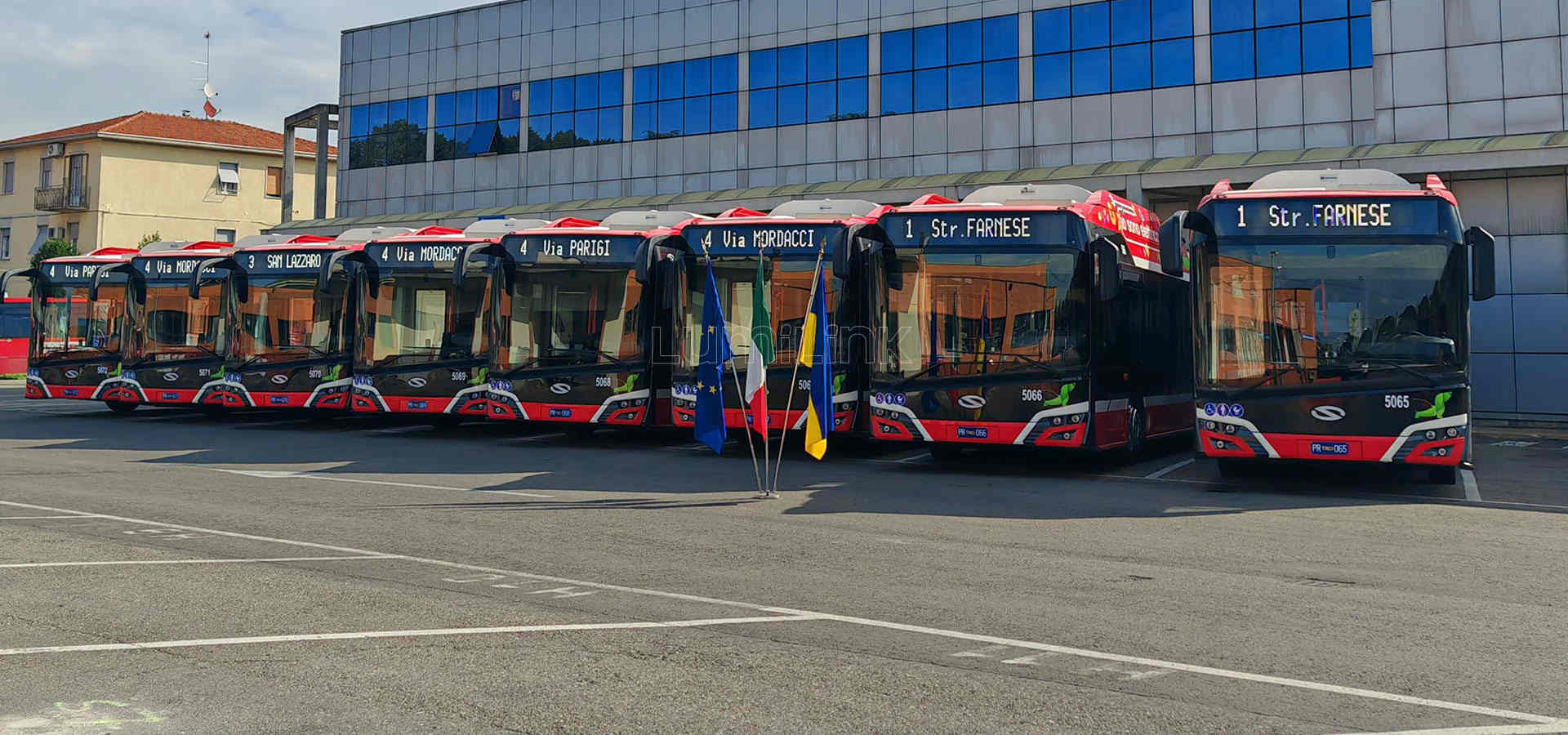 Bus LED Screen Destination Signs in Parma