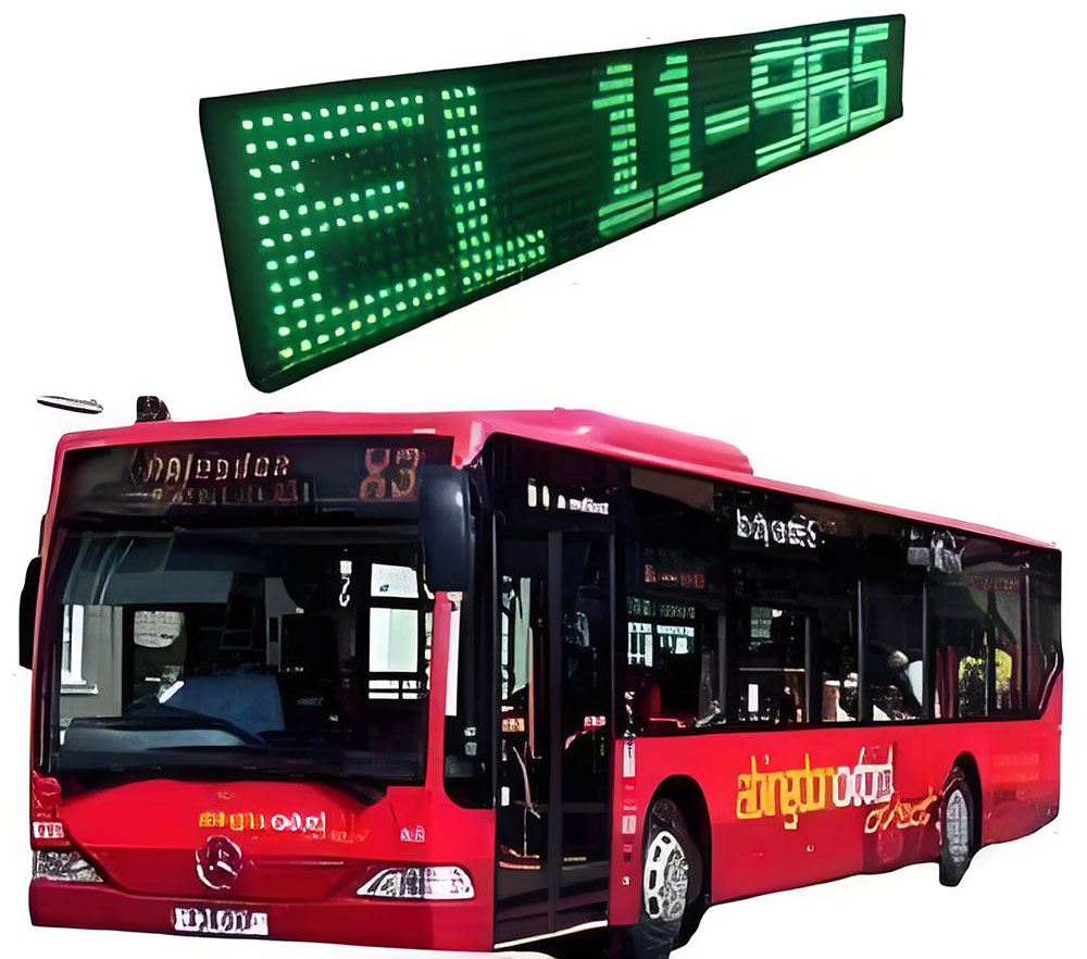 Bus LED full-color display Bus LED full-color display