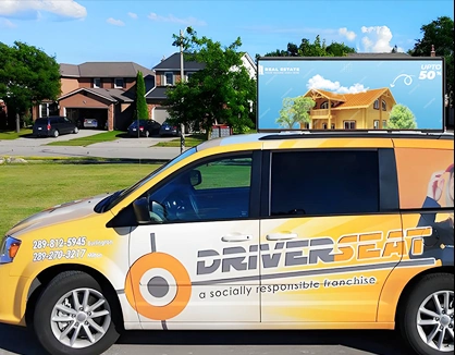 Real Estate Property Promotion with Car Top LED Display