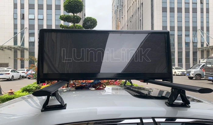 roof to install the taxi roof LED screen