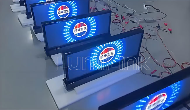 taxi LED roof advertising displays
