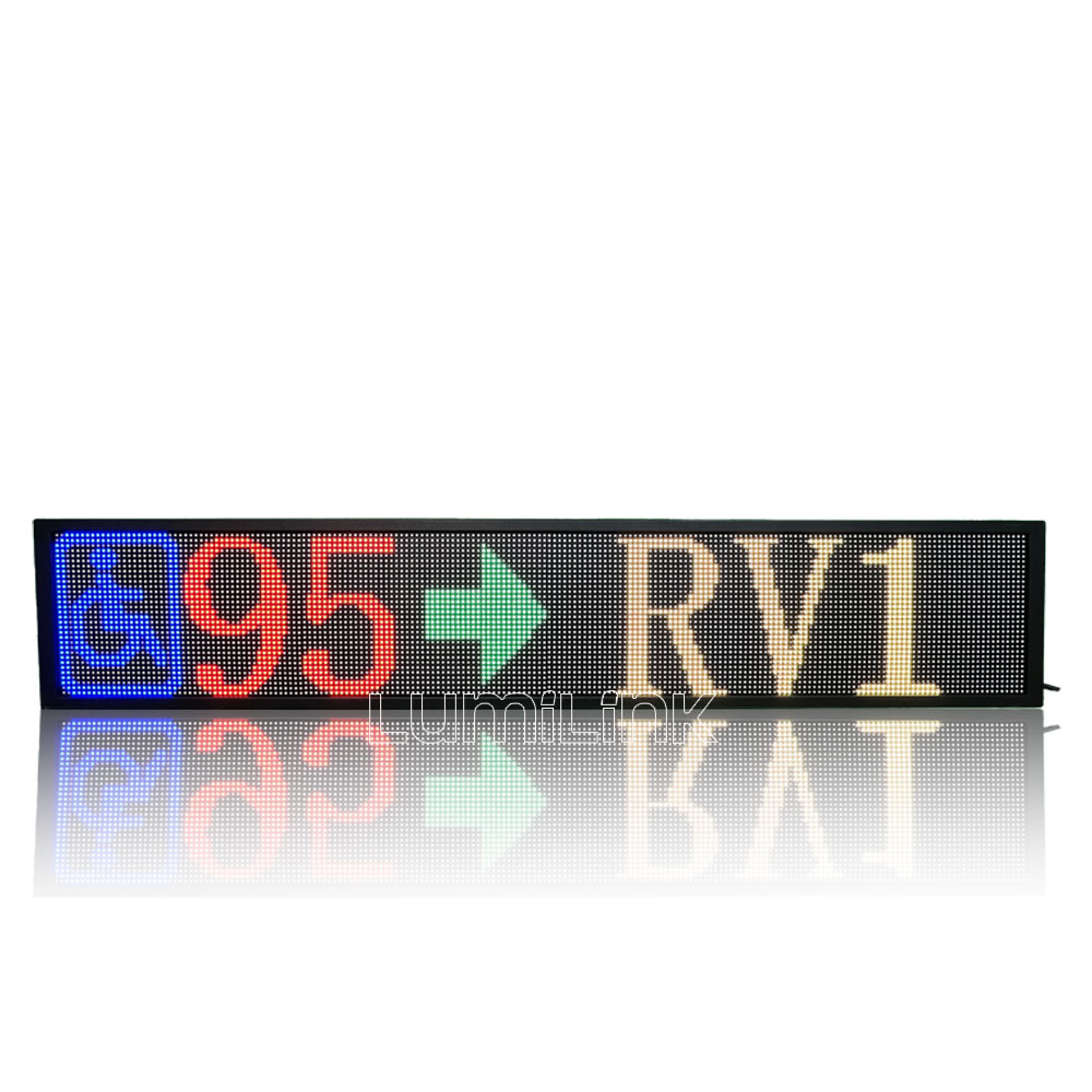 bus destination sign