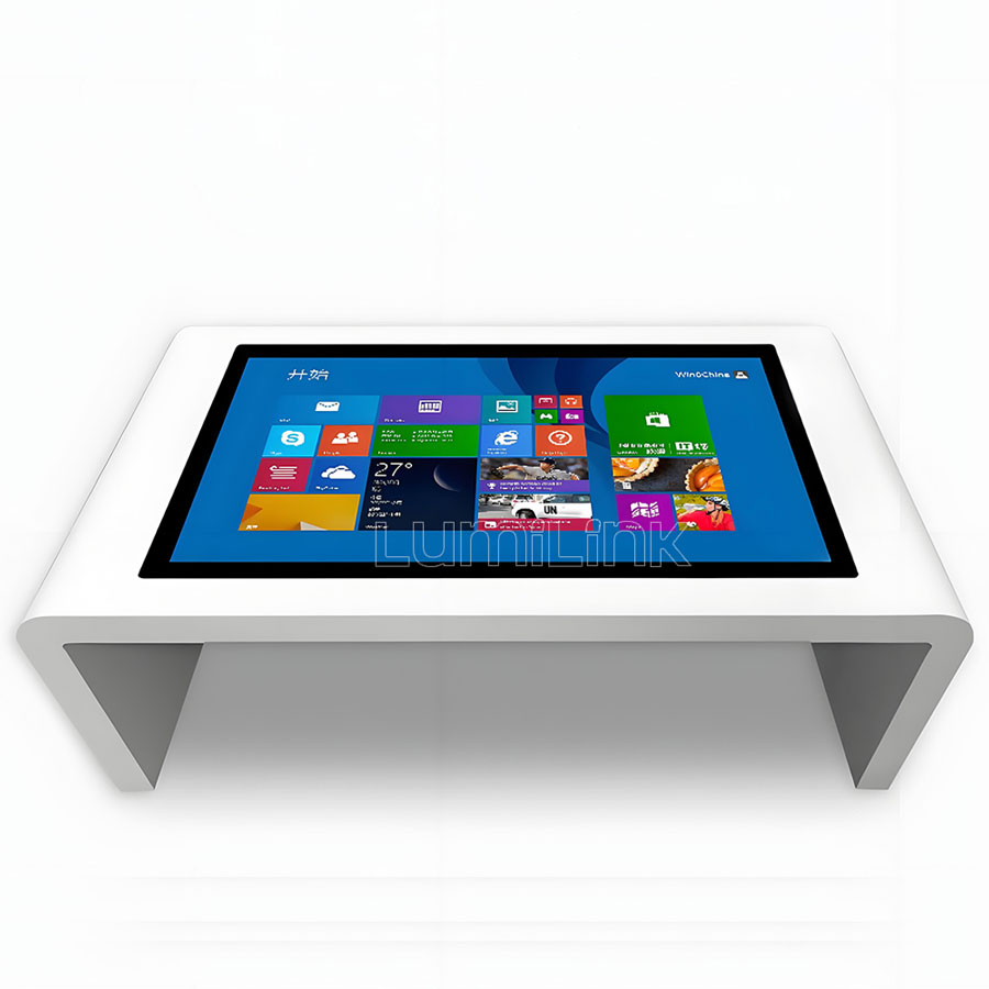 Interactive touchscreen table