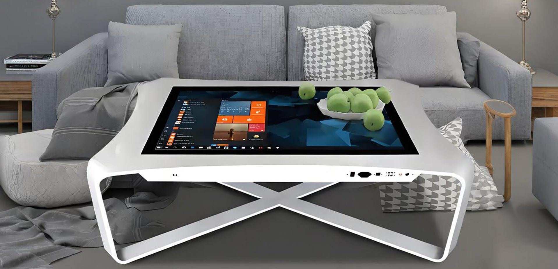 Interactive touchscreen table